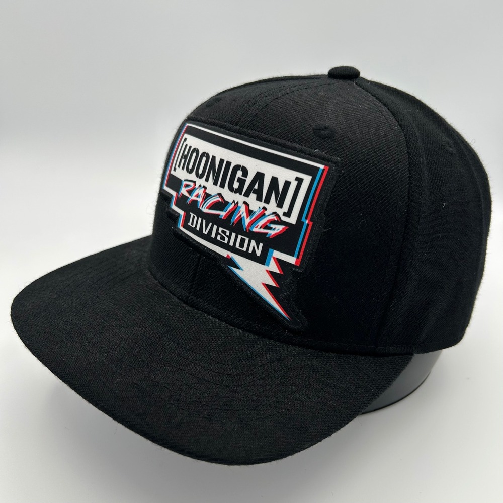 Hoonigan Hat Racing Division Mens OSFA Black Streetwear Pennzoil Snapback